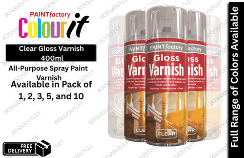 Clear gloss varnish spray - clear,