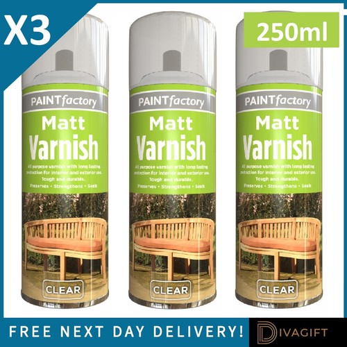 Clear matt varnish - 3, spray