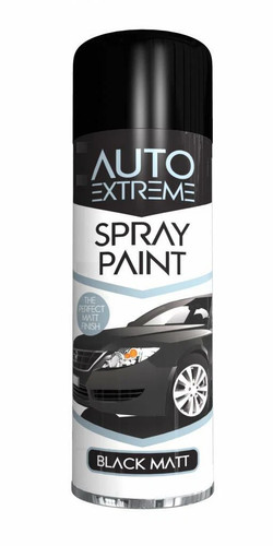 250ml black matt spray - black,