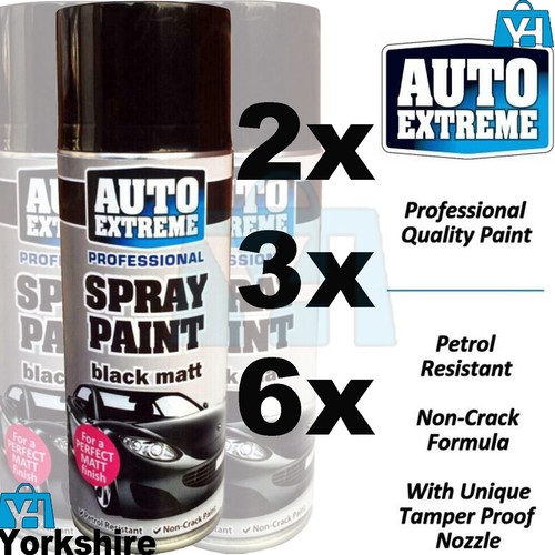 Black matt spray paint auto - ax,