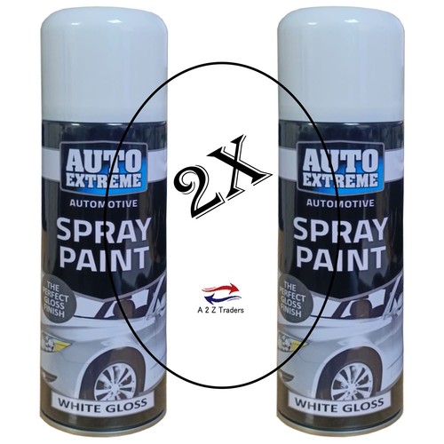 250ml white gloss spray - white,