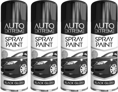 250ml black gloss spray - x,