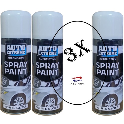 250ml white gloss spray - ax,