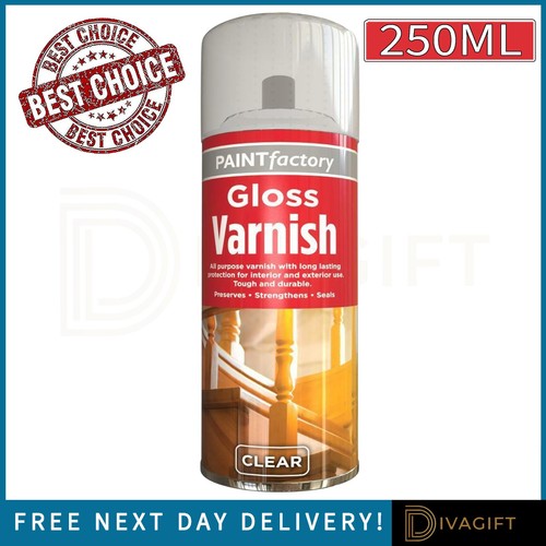 Clear gloss varnish spray - clear,