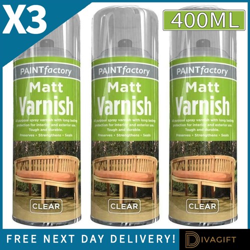 Clear matt varnish spray - 3,